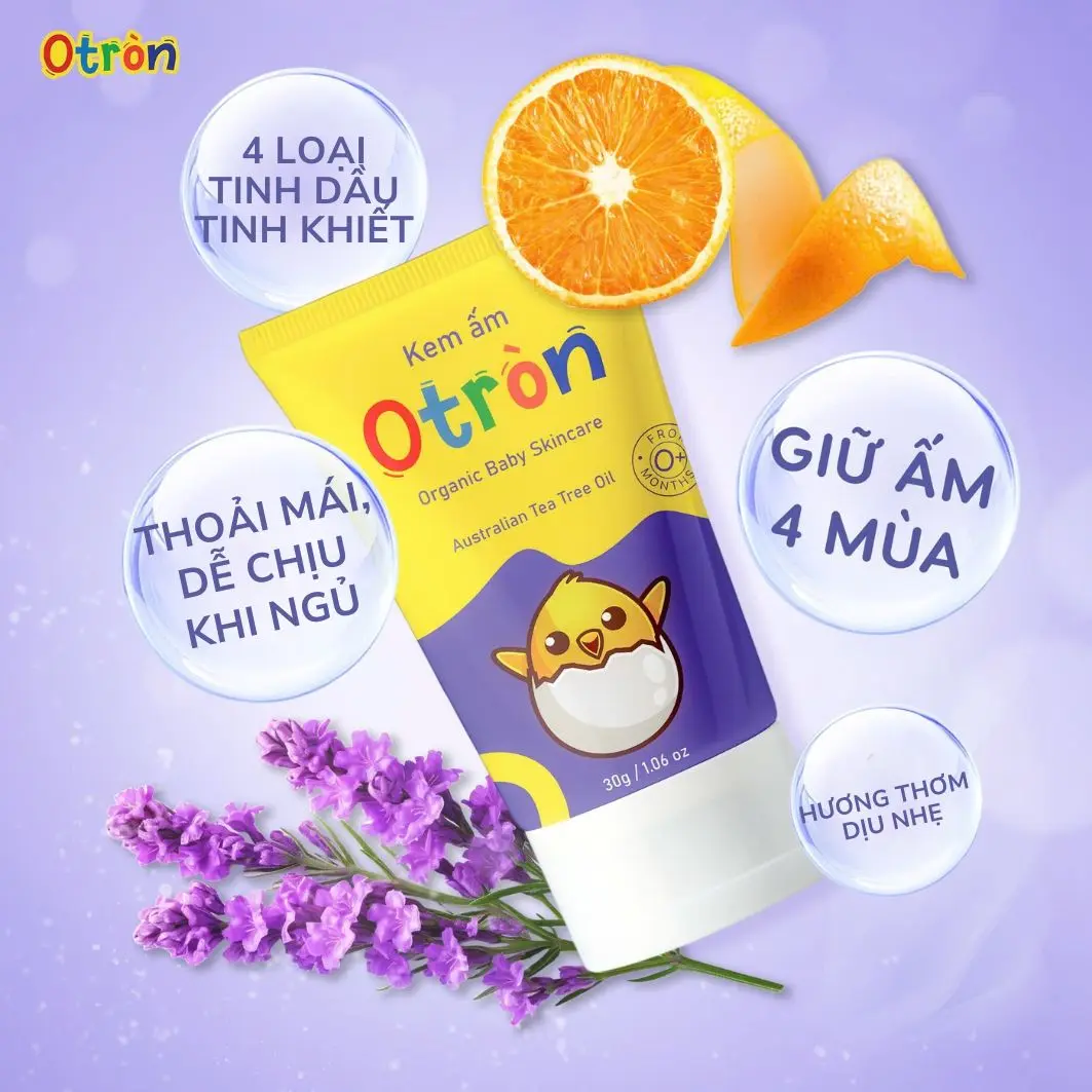 [GMV] Kem ấm O Tròn giữ ấm, tạo cảm giác thoải mái khi ngủ, hương thơm dịu nhẹ