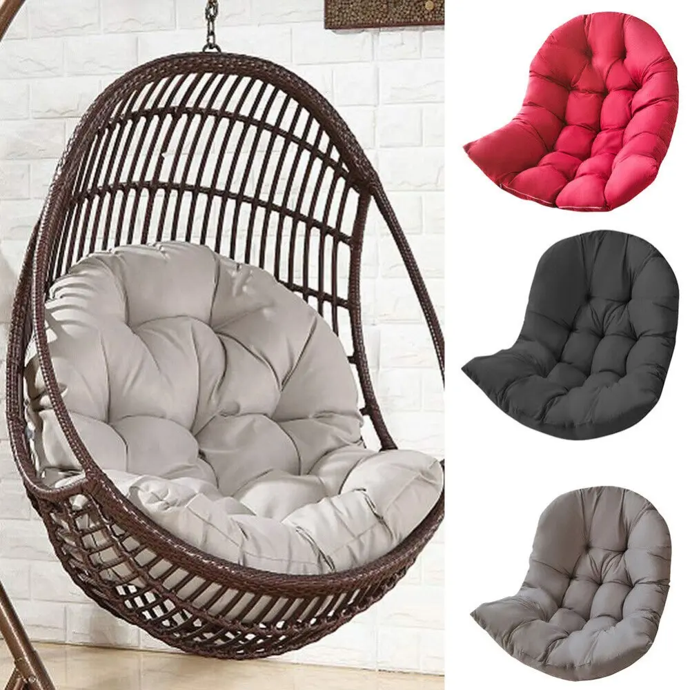 Durable Thickened Outdoor Supply Egg Chair Cushion Seat Pad Swing Chair Mat Backrest Pillow Rocking Chair Seat Mat