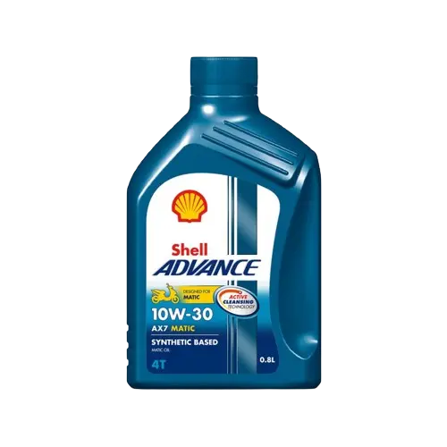 Oli Shell Advance 4T AX7 Matic 10W-30 0.65L 0.8L 650ml 800ml
