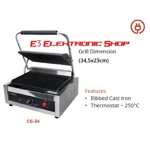 Getra Electric Contact Grill CG-34 Griller Listrik CG 34 Pemanggang