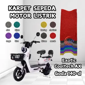 Karpet Sepeda Motor Listrik Exotic Cooltech AX / Goda 140D, Alas Kaki, Pijakan Kaki