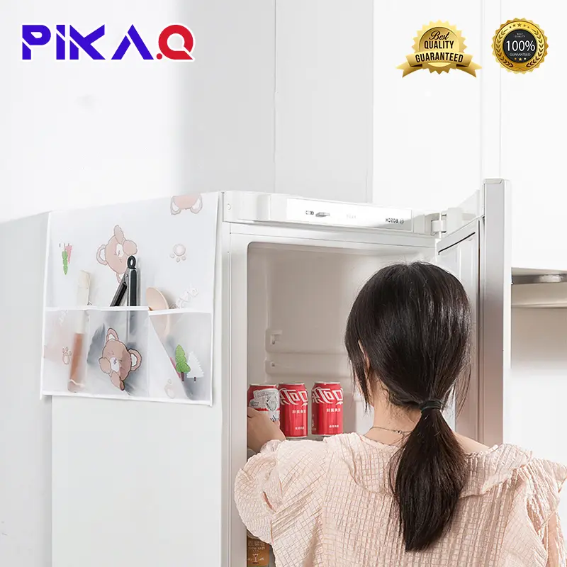 Tấm Che Chống Bụi Tủ Lạnh & Máy Giặt, Túi Đựng Đồ, Thiết Kế Ngẫu Nhiên 5