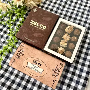 Zelco - JUMBO Dark Coklat Kunafa Dubai Lokal Homemade Pistachio Camilan Manis Cokelat Susu Balok Snacks Viral Halal Pistacio Kunafe Crispy Choco Ball Milk Chocolate