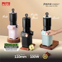 Gambar MITO SJ1100 Slow Juicer Fresca Compact | Low Noise | Easy Clean | Low Watt - BLACK MATTE dari MITO Electronics Kota Tangerang 1 Tokopedia