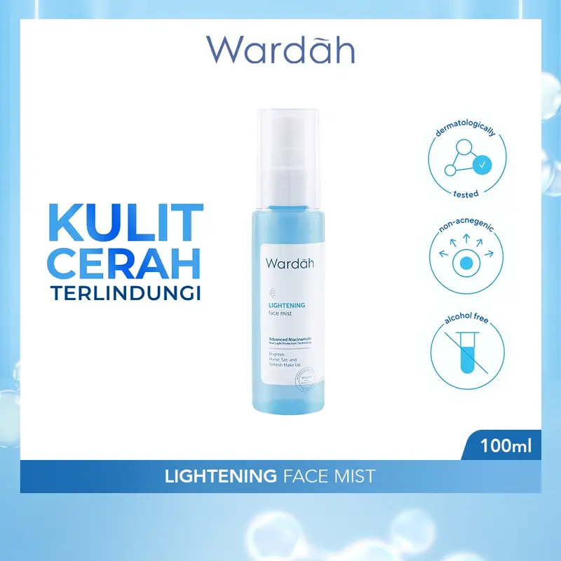 Wardah Lightening Face Mist 60 ml  | Primer | Setting Spray | Refresh 0