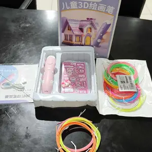 Mainan Edukasi Anak Pena Ajaib 3D Printing Hadiah Liburan Anak Pena Gambar 3D Kerajinan Tangan Melatih Pena 3D Kids