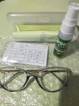 Product Review of Frame Kacamata Yumna - Bisa Minus Plus Cylinder (Free Box+Lap) Biru Frame Perempuan Laki-laki Eyewear vascka from .** 0
