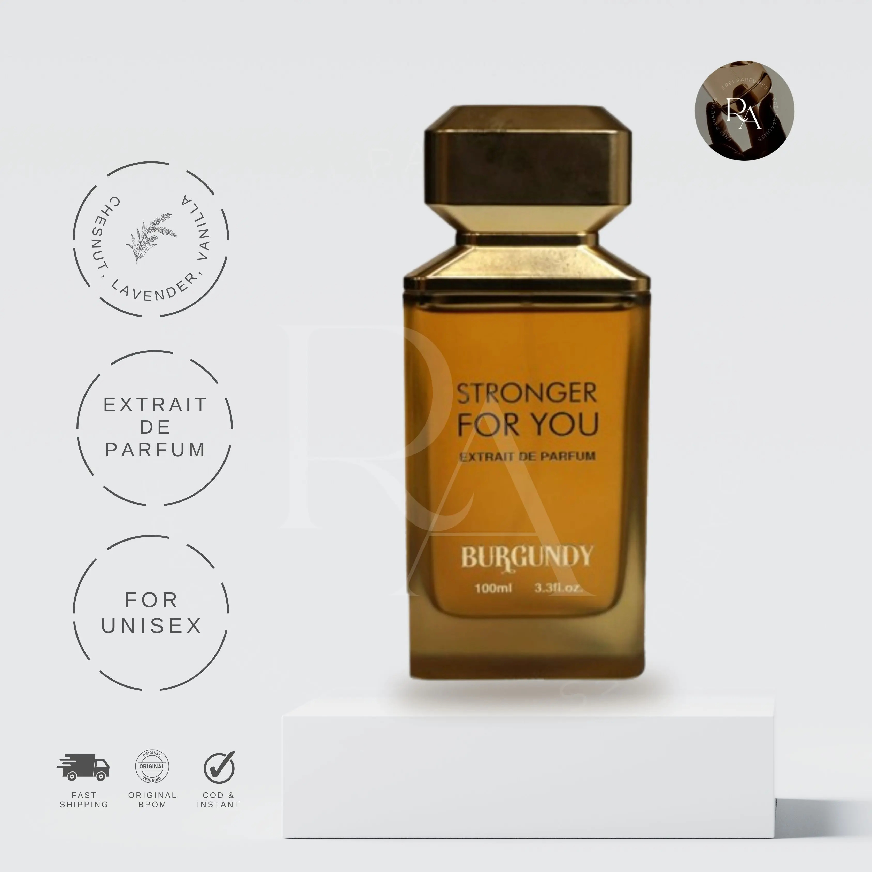 Burgundy Stronger For You Unisex - 100 ML