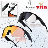 Gambar CHAMELO Music Shield Smart Audio Bluetooth Sunglasses for Men & Women All Size with Electronic Tint Control dari Tokovita1981 Kota Administrasi Jakarta Utara 1 Tokopedia