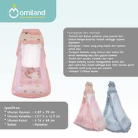 Gambar Omiland Ayunan Bayi + Kelambu Nyamuk dengan Kasur | Baby Hammock Gantung - Biru dari Dialogue Group Store Kota Bandung 5 Tokopedia