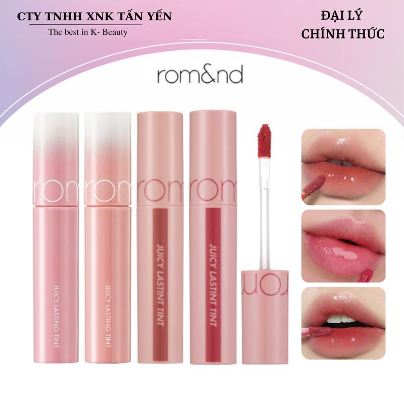  Son Tint Bóng Lâu Trôi Romand Juicy Lasting Tint 5g 