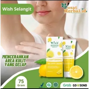 WISH LIGHTENING SELANGIT CREAM MENGATASI AREA TUBUH YANG MENGHITAM WISH LIGHTENING CREAM ASLI ORIGINAL WISH DR BOYKE
