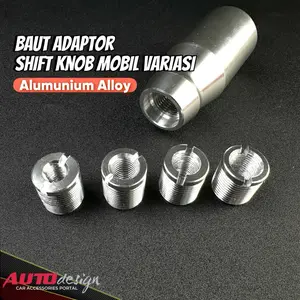 Adaptor Shift Knob Tuas Persneling Mobil Material Alumunium Car