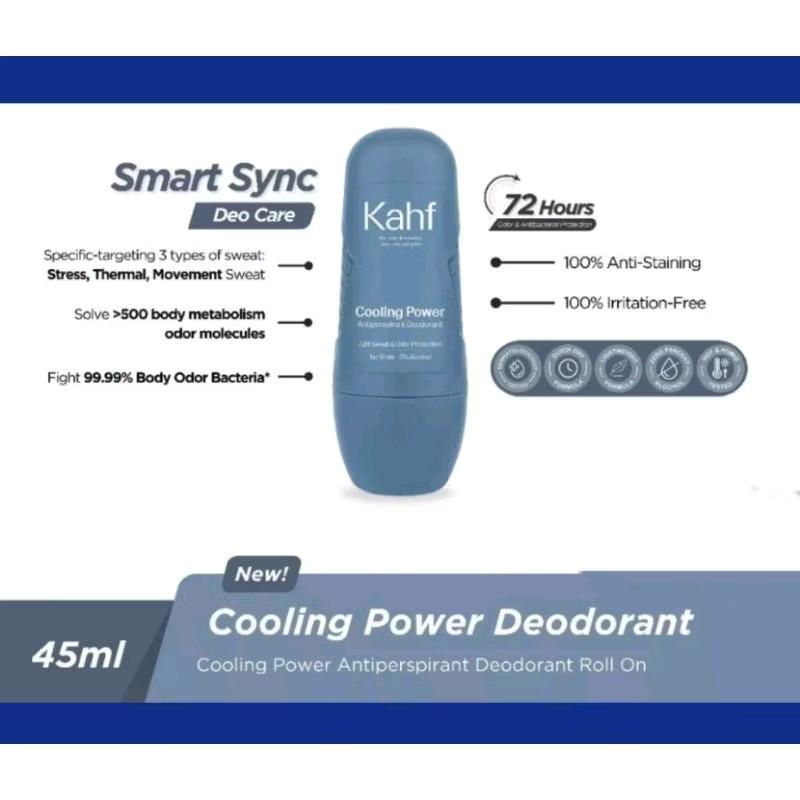 Kahf Cooling Power Deodorant Antiperspiran 45ml 0