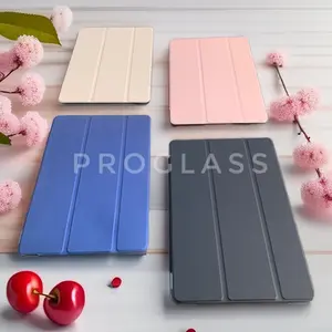 Smart Cover Premium Auto Sleep Wake Anti Shock Slim Tablet Case Kompatibel dengan Samsung Tab A9 / A9+