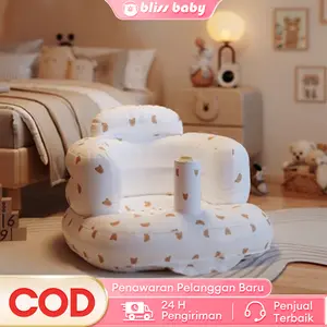 [COD] Bliss Baby Now Bayi 6M+ Kursi Belajar Duduk Bayi Anti Jatuh | Bantal Penyangga Portable Bebas BPA (Free Pump)