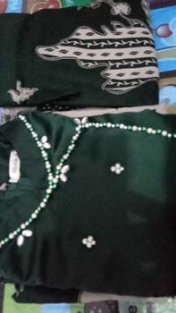 Product Review of Set batik Couple seruni Hijau botol, Couple kondangan, batik Couple, kemeja rok dan tunik wanita from s**a 1