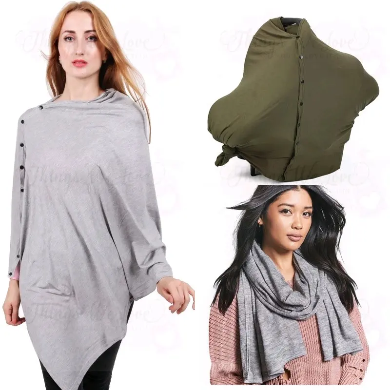 [SG SELLER] Nursing Shawl (Type G) Breastfeeding Cover Stroller Car Seat Cot Comfortable Breathable Light Weight