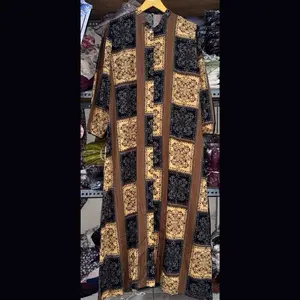 TANIA DRESS LENGAN KARET KANCING AKTIF DADA