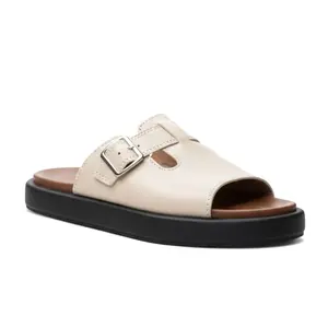 Finetic Sandal Kasual Wanita Model Terbaru Anti Slip Sendal Flatbed Cewek Karet Kekinian Shoes