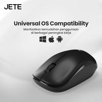 Gambar Mouse Wireless JETE MS105 Mouse 1200 DPI 3 Level Mouse Tanpa Kabel USB Dongle Silent Click Mouse Kantor Komputer Laptop Windows For Macbook - Black dari JETE Indonesia Kota Bandung 5 Tokopedia