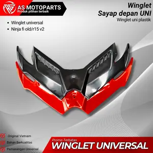 AS MOTOPART WINGLET NINJA FI OLD NINJA 250 WINGLET SAYAP DEPAN NINJA FI OLD R15 V3 MX KING