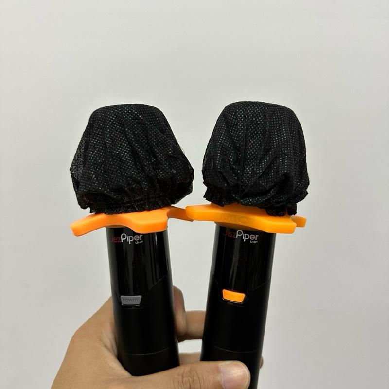 [Buy 12 Get 18 packs] Disposable Mic Cover for JazPiper Microphones (2pcs per pack) 1