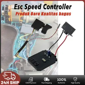 Modul saklar switch impact baterai wrench bisa buat semua merk modul impact driver batrai 21v sparepart impact Saklar Modul lmpact Wrench + Switch/Pengiriman Saktan lmpact + Konektor