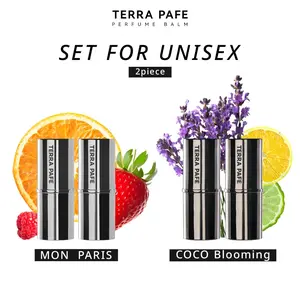 Terra Pafe Perfume Balm - Set Unisex: Meniru Aroma Alami Tubuh, Aroma Unik, Berbagai Pilihan Aroma, Bebas Alkohol, Cocok untuk Berbagai Kesempatan, Mudah Dibawa