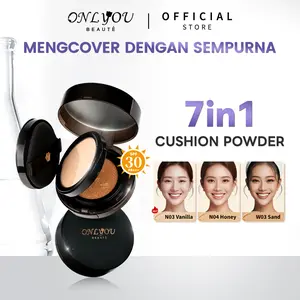 【Exclusive Live Stream】ONLYOU  Rose Sunscreen Air Cushion SPF30 PA+++ Kontrol minyak ringan dan riasan tahan lama 【COD】
