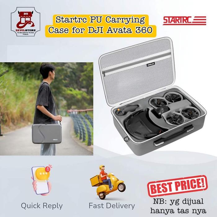 Gambar Startrc PU Carrying Case for DJI Avata 360 Storage Bag Tas Drone Avata 360 dari Devil Store Indonesia Kota Administrasi Jakarta Utara Tokopedia