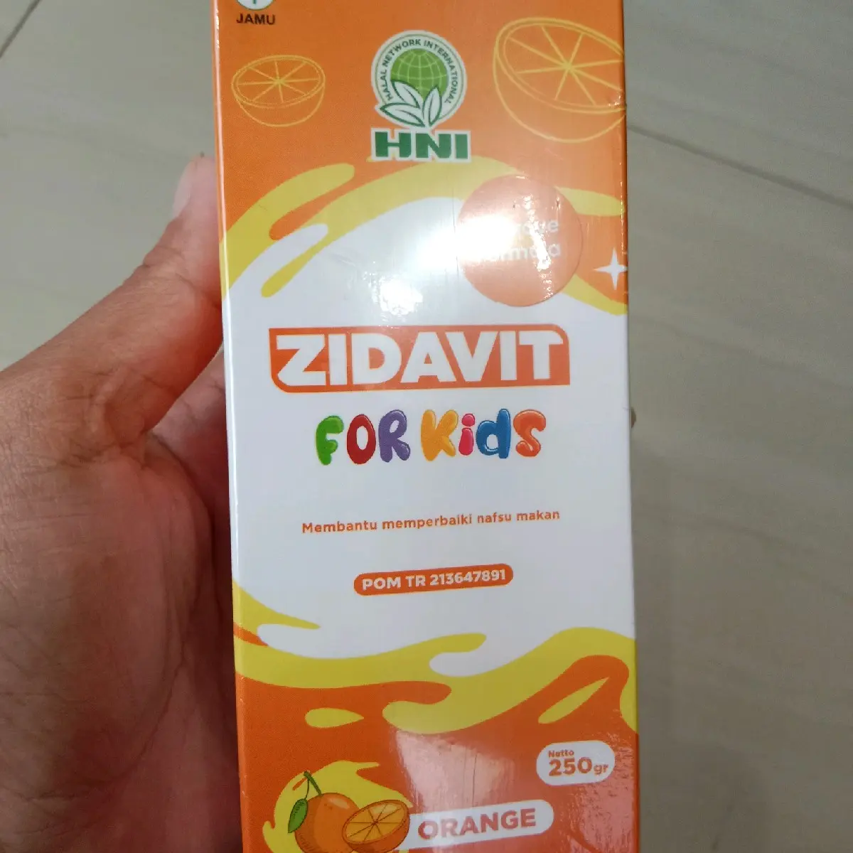 ZIDAVIT  ** KHASIAT: **  Membantu memelihara kesehatan dengan menambah zat besi dan membantu meningkatkan nafsu makan.