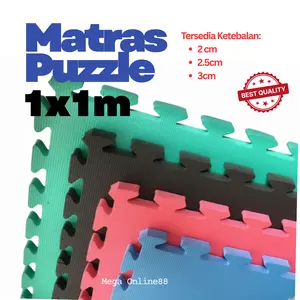 [Mega Online 88] Matras Puzzle Eva 1x1 Tebal 2cm, 2.5cm, 3cm | Matras Olahraga | Matras Serbaguna | Matras Beladiri Muaythai Karate Taekwondo | High Quality 100% Local Product