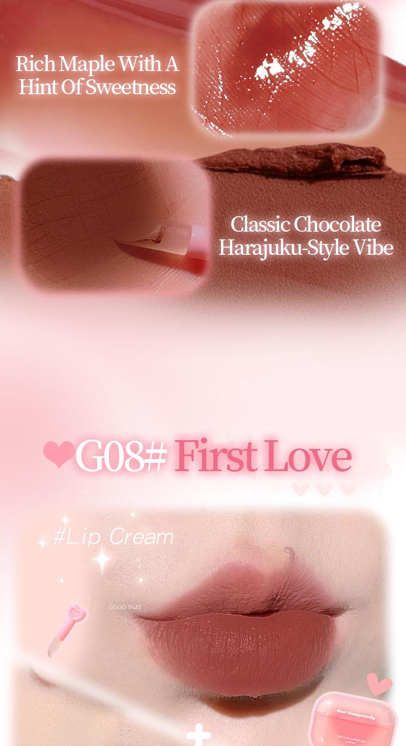Product Introduction of [BPOM]GOGO TALES LipPods Lipstik Cloud Sense Dual Colour Lipcream Lip Matte Velvet Lipstick Lip Tint Anak Sekolah Make Up Lip Gloss Bibir GT621 10