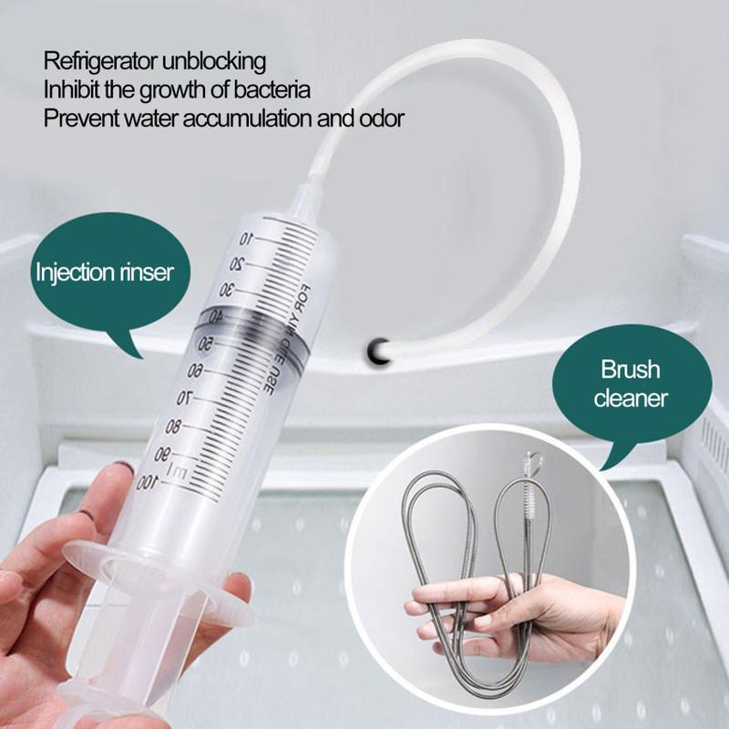 Product Introduction of 6 Pcs Refrigerator Drain Hole Clog Remover Cleaning Tool, Reusable Fridge Dredging Kit, Clean Drain Outlet Dredging Tool, Cleaning Reusable Refrigerators Dredging 31