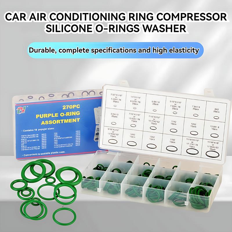 Rubber O Ring Kit Car Ac Compressor O Ring Kit Home Repair Kit - TikTok ...