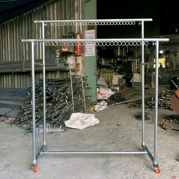 Sào Phơi Quần Áo Đôi Lắp Ráp Tiện Lợi