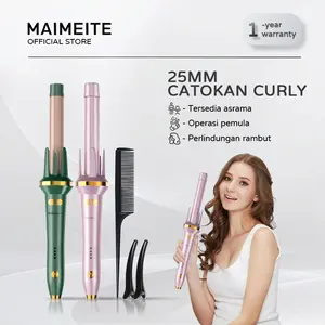 MAIMEITE Hair Curly Styler 25mm Catokan Curly Otomatis Ceramics Curly Catokan Keriting Keramik Otomatis Libra
