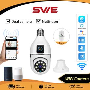 Kamera Wayarles Luaran, Dwi 200W, Penglihatan Malam, Pemantauan 360 °, Storan Awan, Interkom Dua Hala Camera Cctv