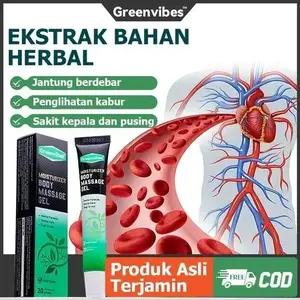 (BISA COD) Greenvibes Herbal Gel-Nyaman,Ringan & Praktis Dibawa Ke Mana Saja