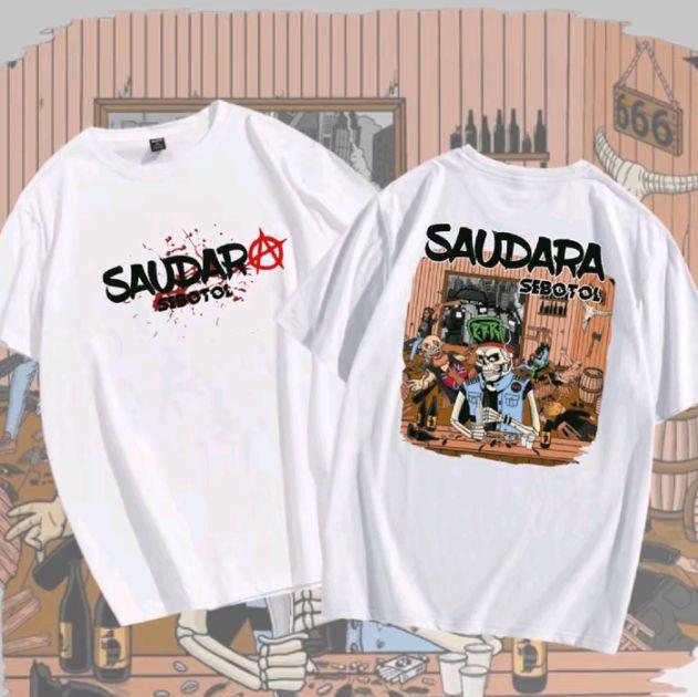 T SHIRT SAUDARA SEBOTOL KAOS PRIA DEWASA UNISEK KAOS SAUDARA SEBOTOL Distro Lembut Polos Kerja 1