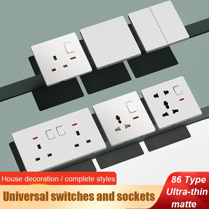 [JINMAI]Socket and Wall Switch Slim Modern Switches Design 13A - TikTok ...