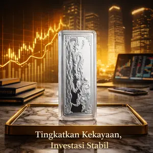 Perak 9999 Silver Bar 20g – Investasi & Aset Lindung Nilai, Cocok untuk Hadiah