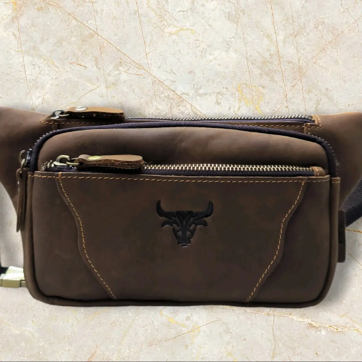 Rush Rider 120* Original Cow Leather Waist Bag Pouch Bag Crossbody Bag Kulit Asli Lembu Beg Selempang Beg Pinggang