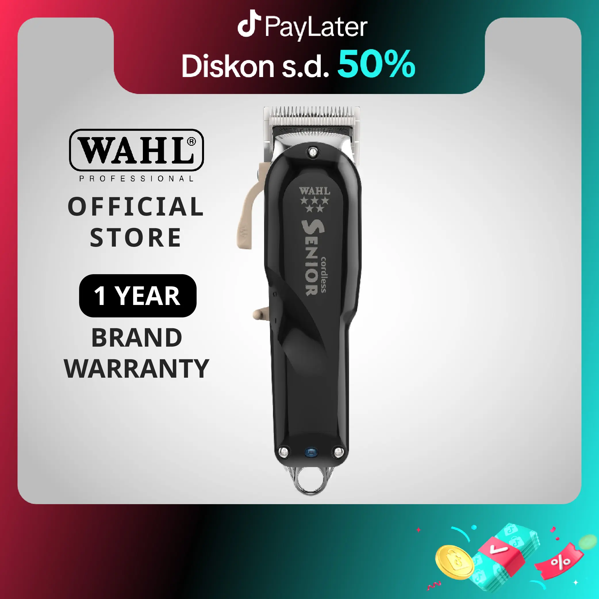 Wahl 5 Star Senior Cordless Clipper - Alat Cukur, Pemangkas, Alat Perawatan, Potong Rambut