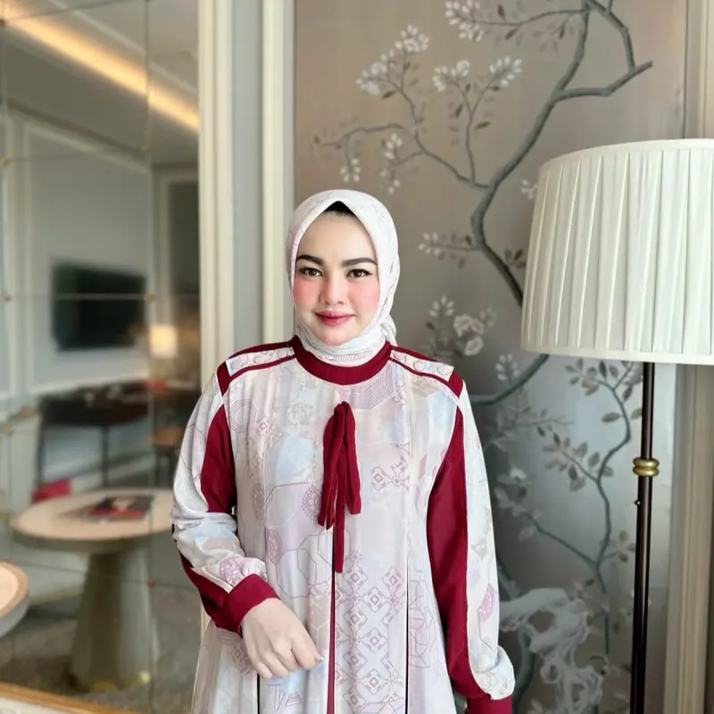 GAMIS CERUTY PREMIUM SUDAH DAPAT HIJAB BY restu  TABRIIZ 2