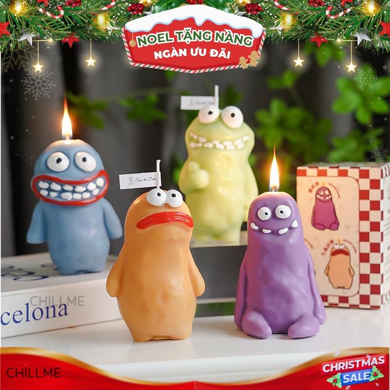Nến Thơm phòng Mud Man Monster dễ thương cute Chillme làm quà tặng trang trí độc đáo