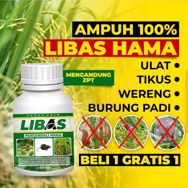pupuk libas solusi ampuh membasmi hama tanaman 250ml beli 1 dapat 2 Set Pohon