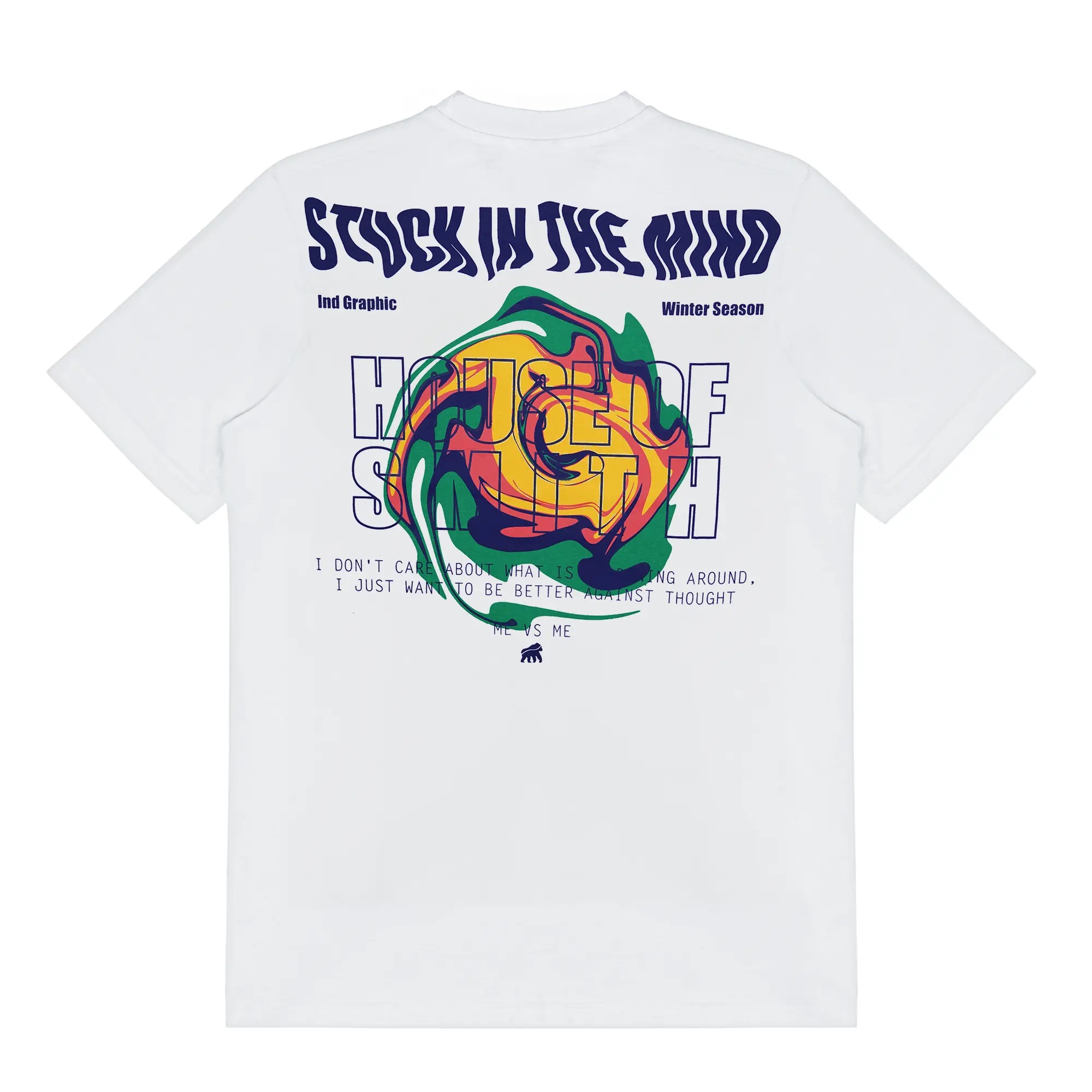 House of Smith T Shirt Stuckmind #15 - Kaos Pria Lengan Pendek