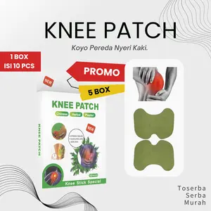 PAKET 50 PCS Koyo Lutut Knee Patch Pereda Pegal Linu dan Nyeri Otot Berperekat Menghangatkan